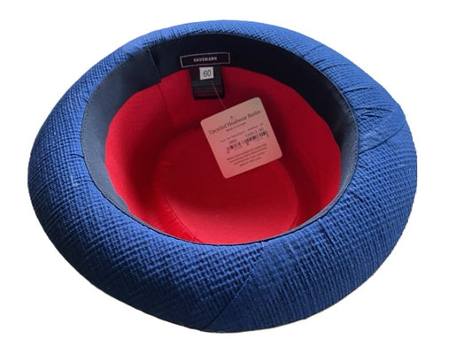 ReHats Berlin Pork Pie Hat Hausmann dark blue 60cm - UNIQUE COPY