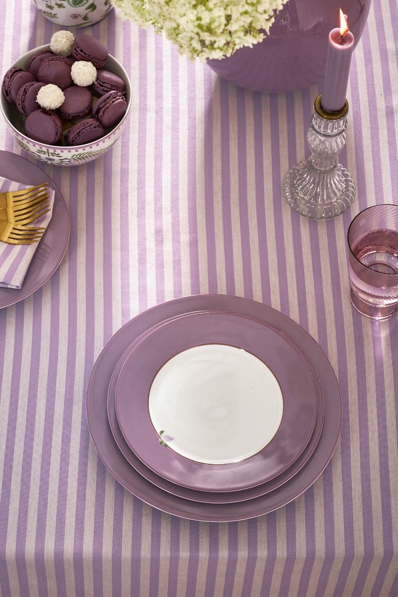 Pip Studio Ontbijtbord Lily & Lotus Uni Lilac 21cm