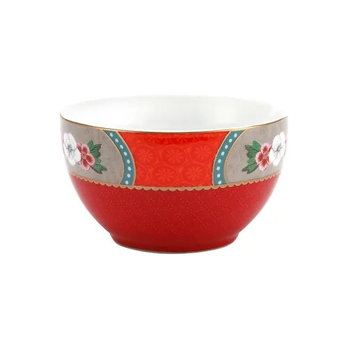 Pip Studio Kom Star Flower rood 9,5cm