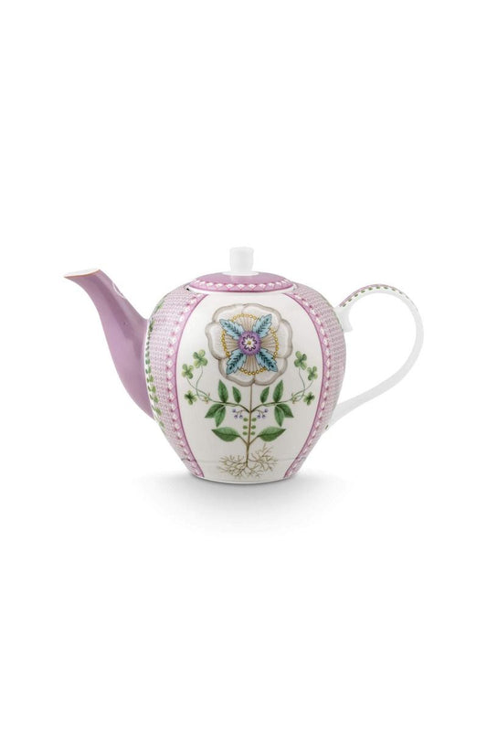 Pip Studio Theepot Lily & Lotus Lilac 1,6 liter