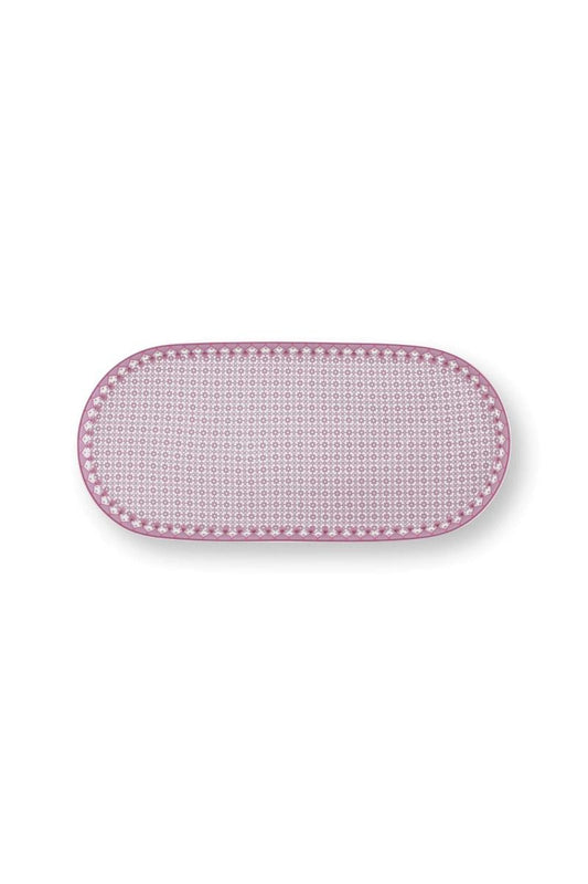 Pip Studio Suiker en melkschaal rechthoekig Lily & Lotus Tiles Lilac 25x12cm