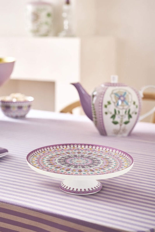 Pip Studio Mini Taartplateau op voet Lily & Lotus Moon Delight Multi 21cm