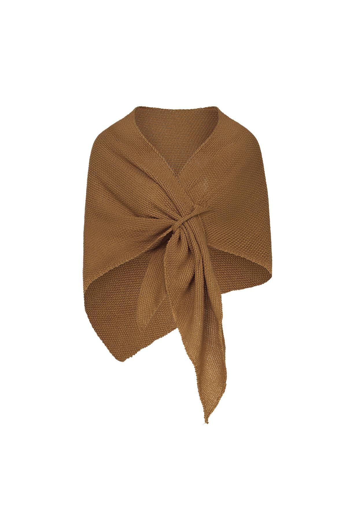 Julien Deluxe Omslagdoek camel