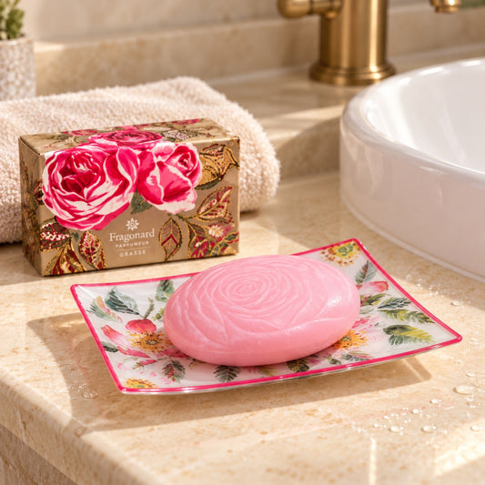Fragonard Rose de Mai Zeep & Eglantine Zeepschaaltje Cadeauset
