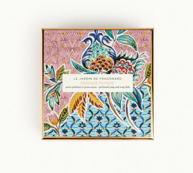 Fragonard Zeep en zeepschaaltje Grenade Pivoine