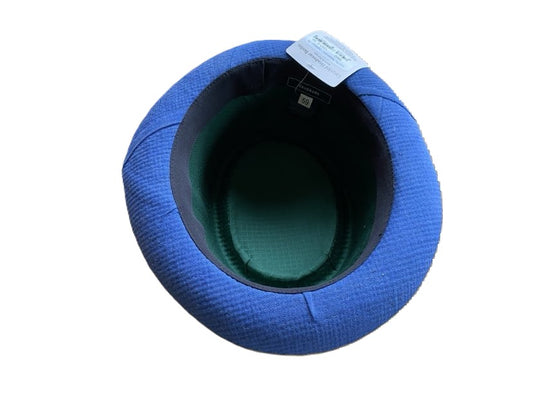 ReHats Berlin Pork Pie Hoed Hausmann blauw 59cm - UNIEK EXEMPLAAR