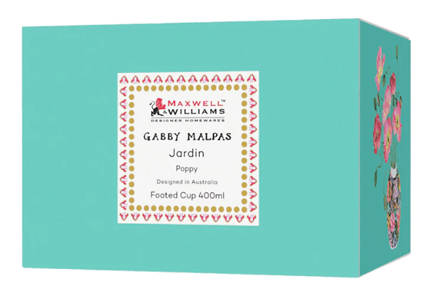 Maxwell & &Williams Mok 400ml Jardin Poppy in Geschenkdoos