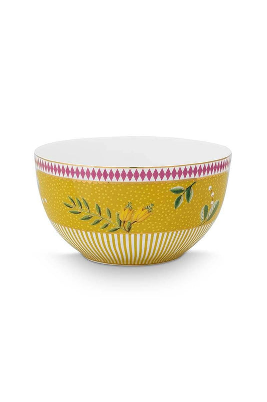 Pip Studio Bowl La Majorelle yellow 12cm