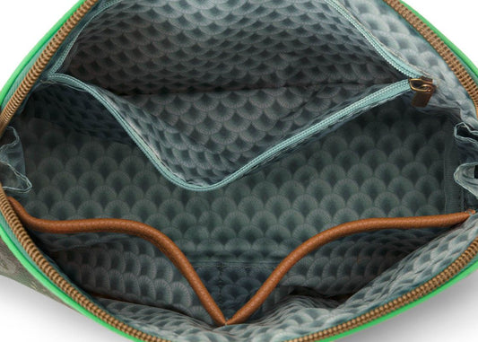 Pip Studio Toiletzak Triangle Medium Kyoto Festival Groen 24/17x16.5x8cm