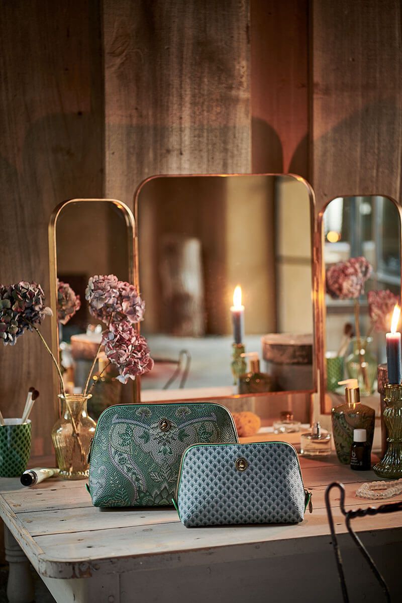 Pip Studio Toiletzak Triangle Small Suki Groen 19/15x12x6cm