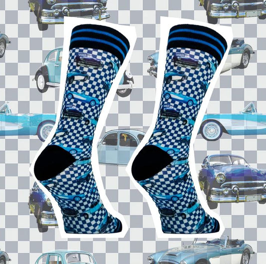 Sock My Feet Giftbox Heren My Retro Cars Boxer + Sokken
