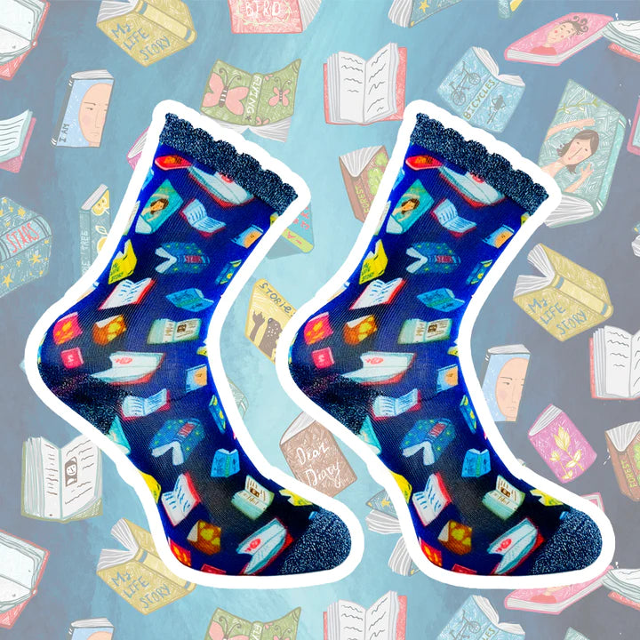 Sock My Feet Damessok Sock My Book