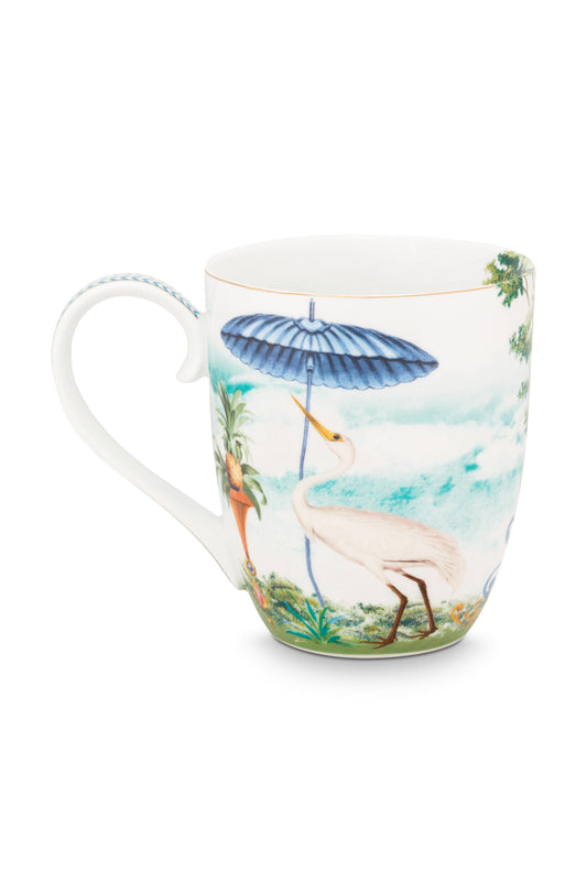 Pip Studio Set 2 mokken XL Jolie Heron XL 450ml