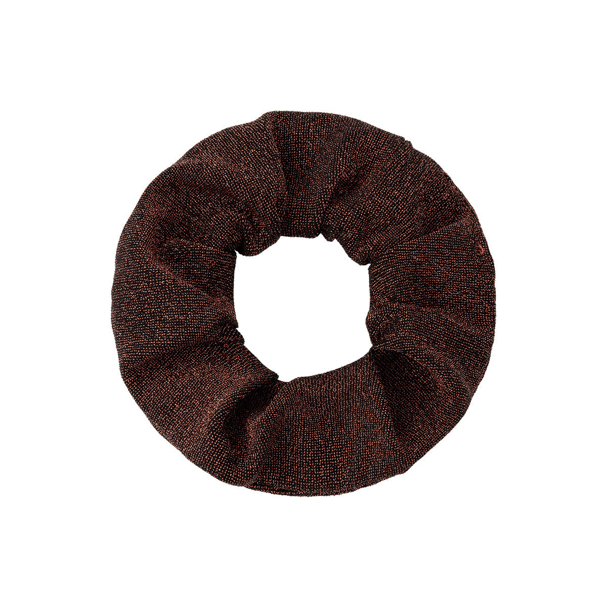 Julien Deluxe Scrunchie Glitter Ø10cm bruin