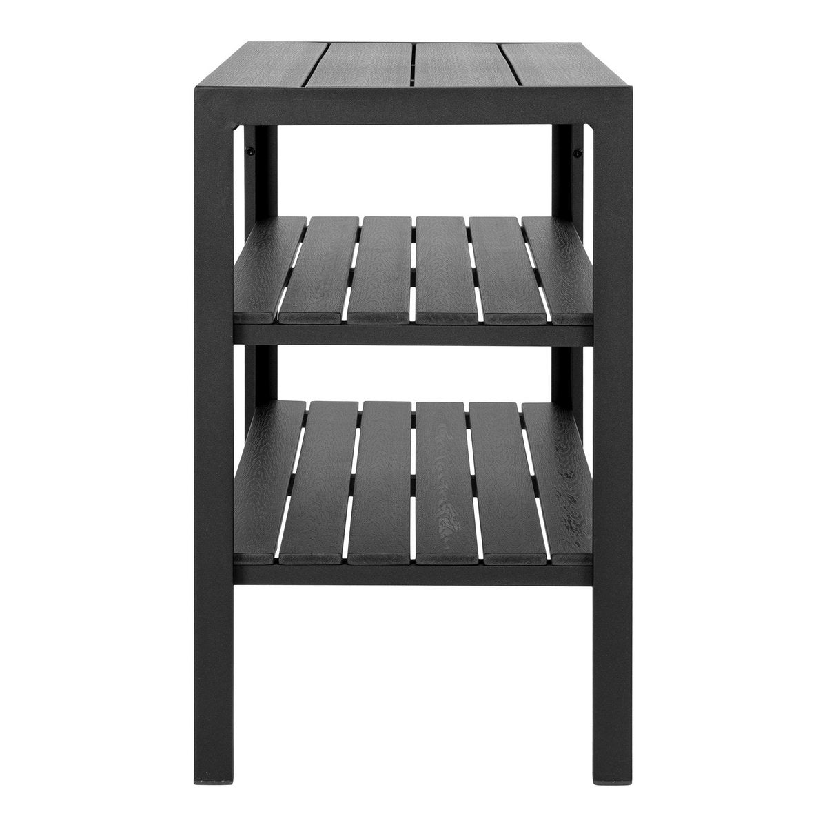 Taormina Theewagen - Theewagen, aluminium/niet-hout, zwart, 3 planken