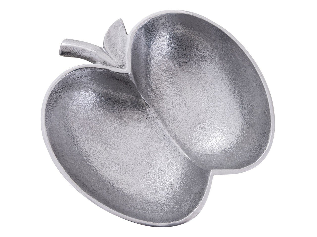 Appelschaal sierschaal Appel goud of zilver aluminium