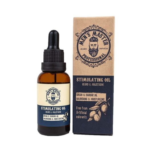 Men's Master Beard Oil & Beard Balm & Clochard Deluxe Beard Brush