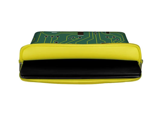 Digittrade Designer Laptoptas Green IT 15 inch Neopreen binnenkant