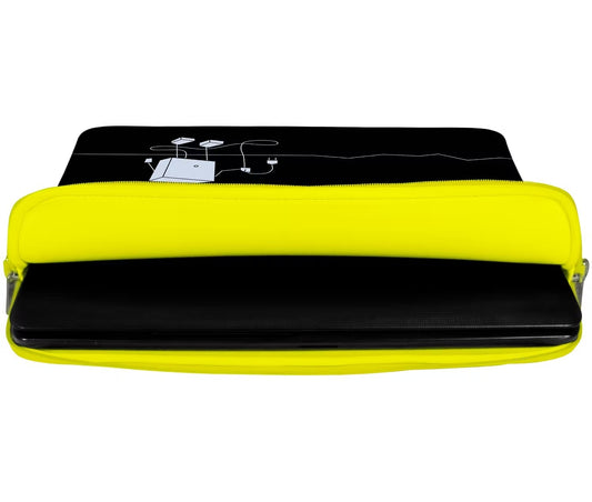 Digittrade Designer Laptoptas Peppy Love 17 inch Neopreen binnenkant