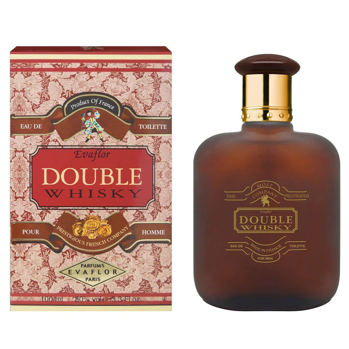 EvaflorParis Eau de Toilette Dubbele Double Whisky verpakking