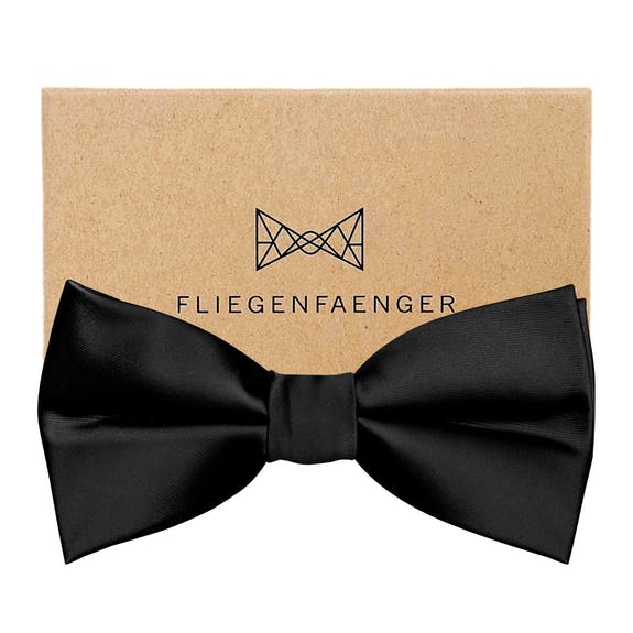 Fliegenfaenger Vlinderdas Edelmann Zwart