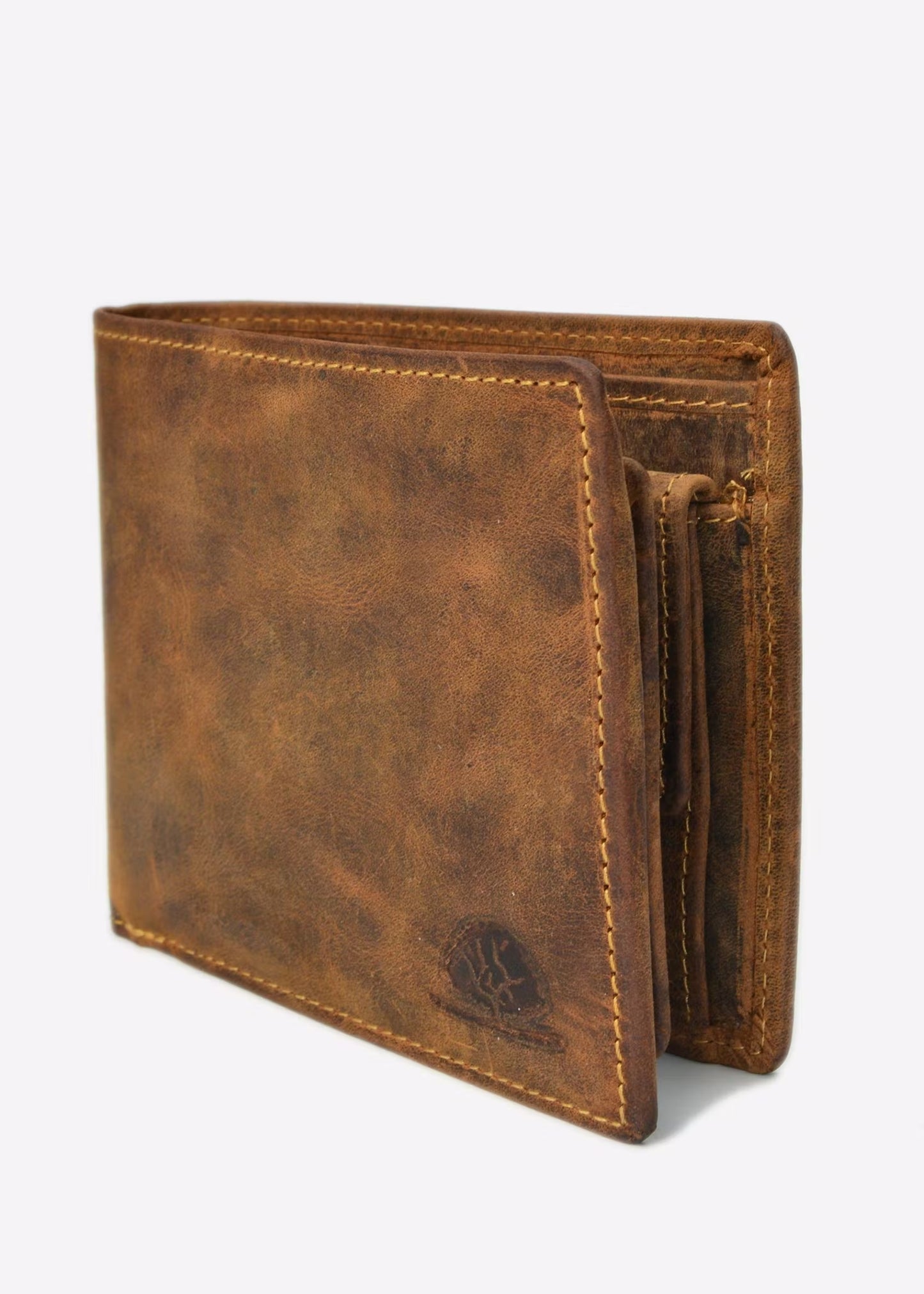 Greenburry Herenportefeuille RFID bruin leer met uitneembaar ID case