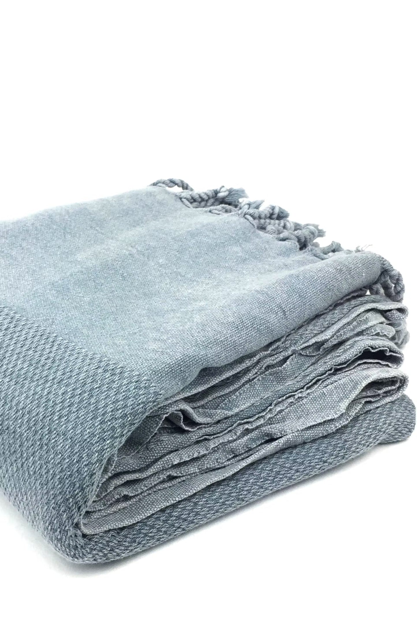 Handgeweven Turkse handdoek grijs