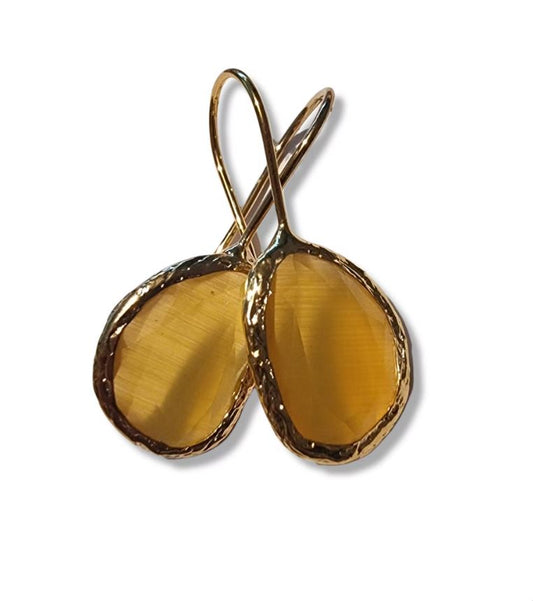 Happy Lona Oorbellen geel