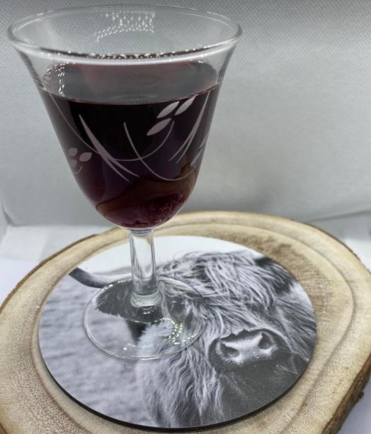 Label2X Muurcirkel Koe Ø12cm