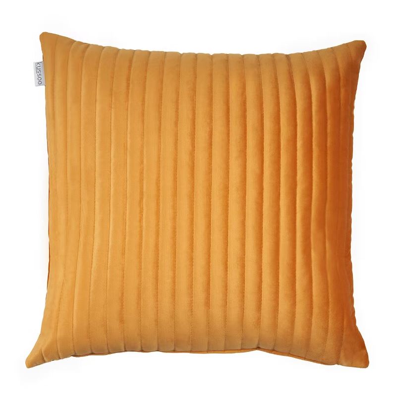 Kussoo Kussen Fluweel Okergeel 50x50cm