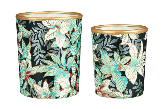 Lili's Loft Grote theelichthouder Laila zwart set