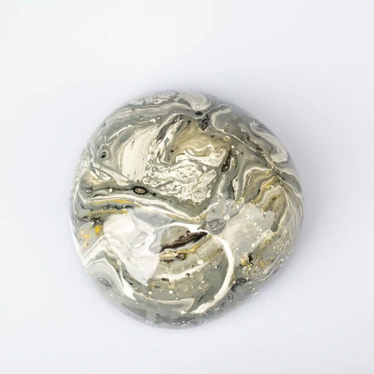 Makapli Kokosnootkom 12cm grijze buitenafwerking onderkant