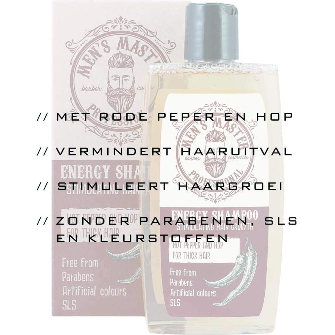 Men's Master Energy Shampoo detail