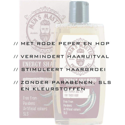 Men's Master Energy Shampoo detail