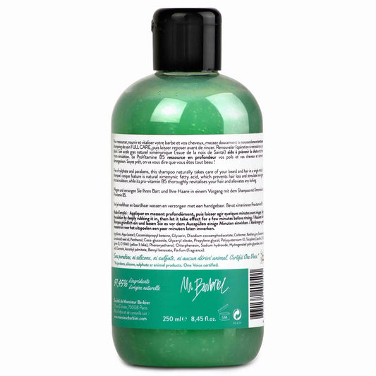 Monsieur Barbier Full Care Haar en Baard shampoo voor mannen 250ml