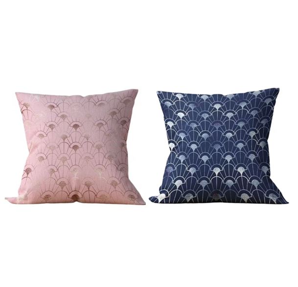 Piece of Trend Set van 2 Kussens Rosegold 43x43cm S3