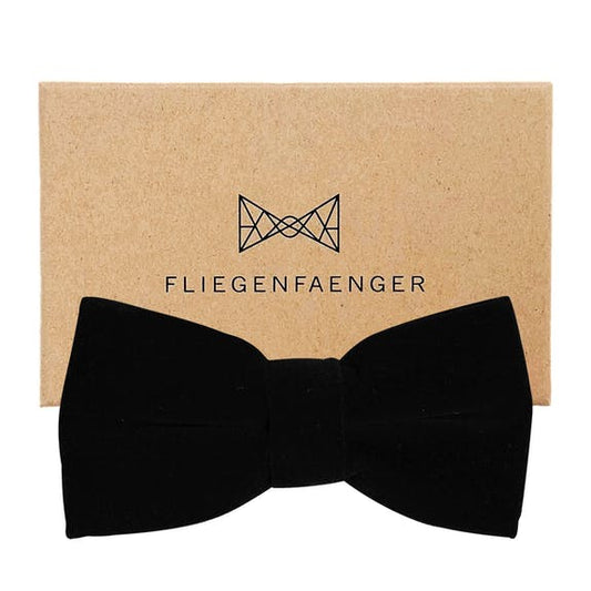 Fliegenfaenger Bow Tie Samt black & Chic Le Freak Bracelet braided leather black