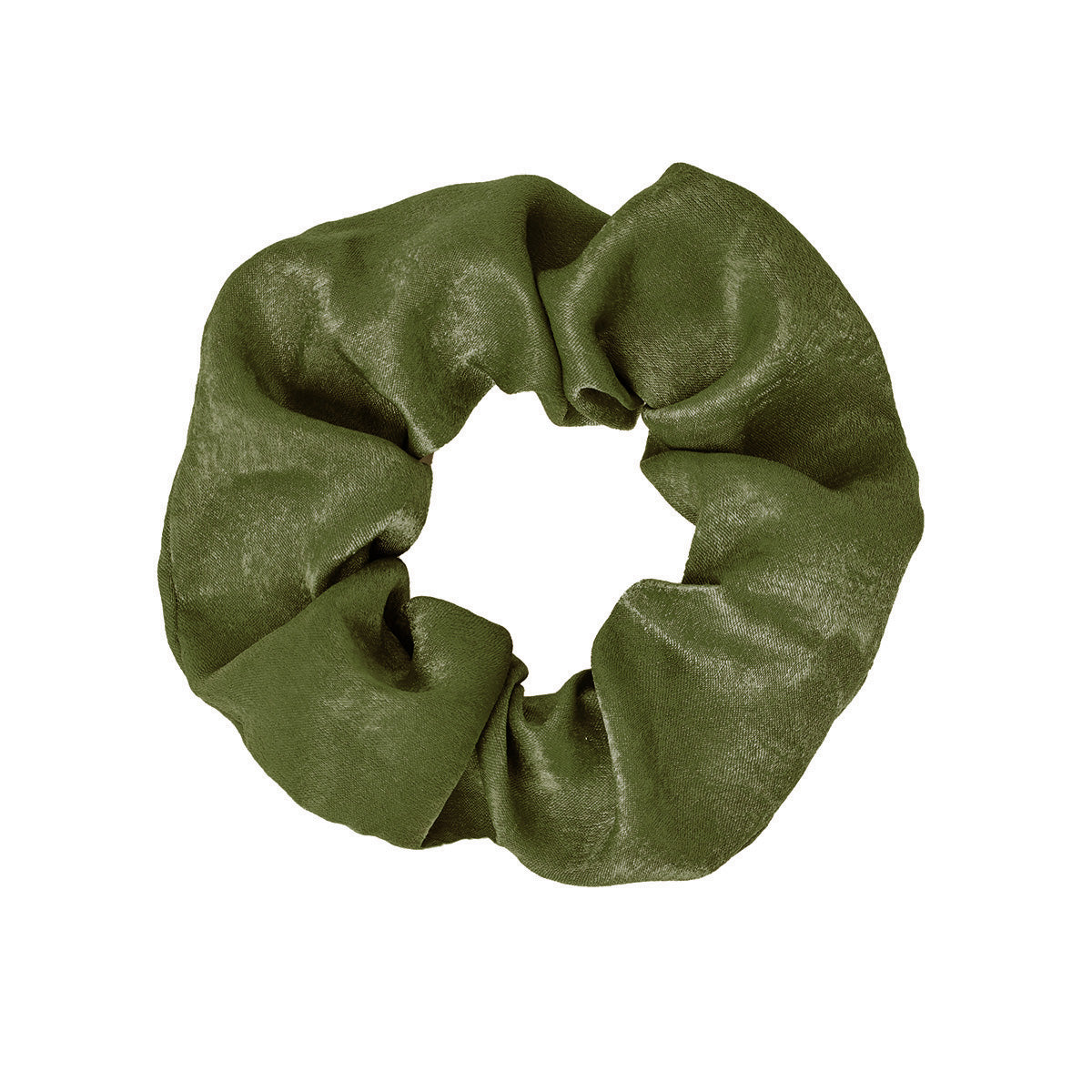 Scrunchie Ø10cm olijfgroen