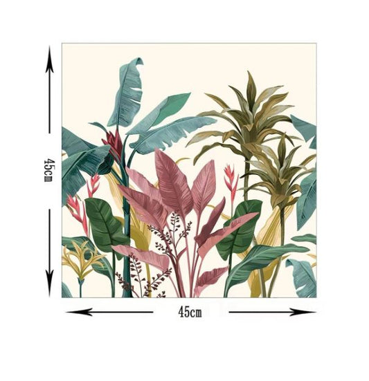 Julien Deluxe Sierkussen Botanisch Bloemenpatroon 45x45cm afmetingen