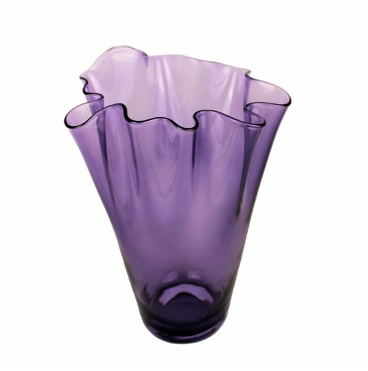 Signature Home Collection Glazen Vaas Violet Transparant
