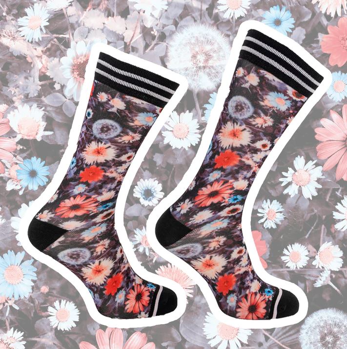 Sock My Feet Herensok Sock My Flowers
