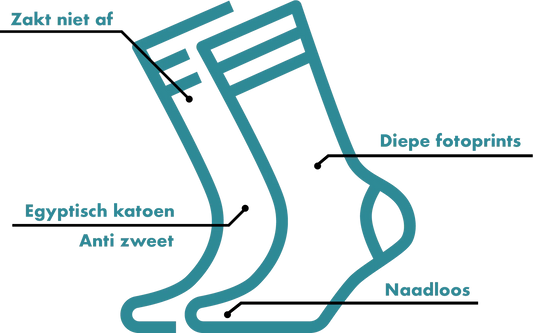 Sock My Feet Herensok Sock My Blue Fish