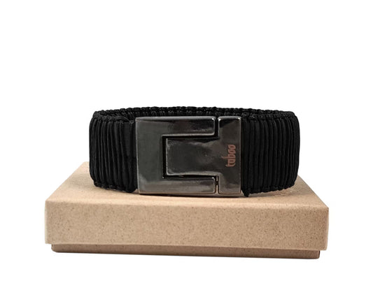 Taboo Herenarmband Mark Big All Black sluiting