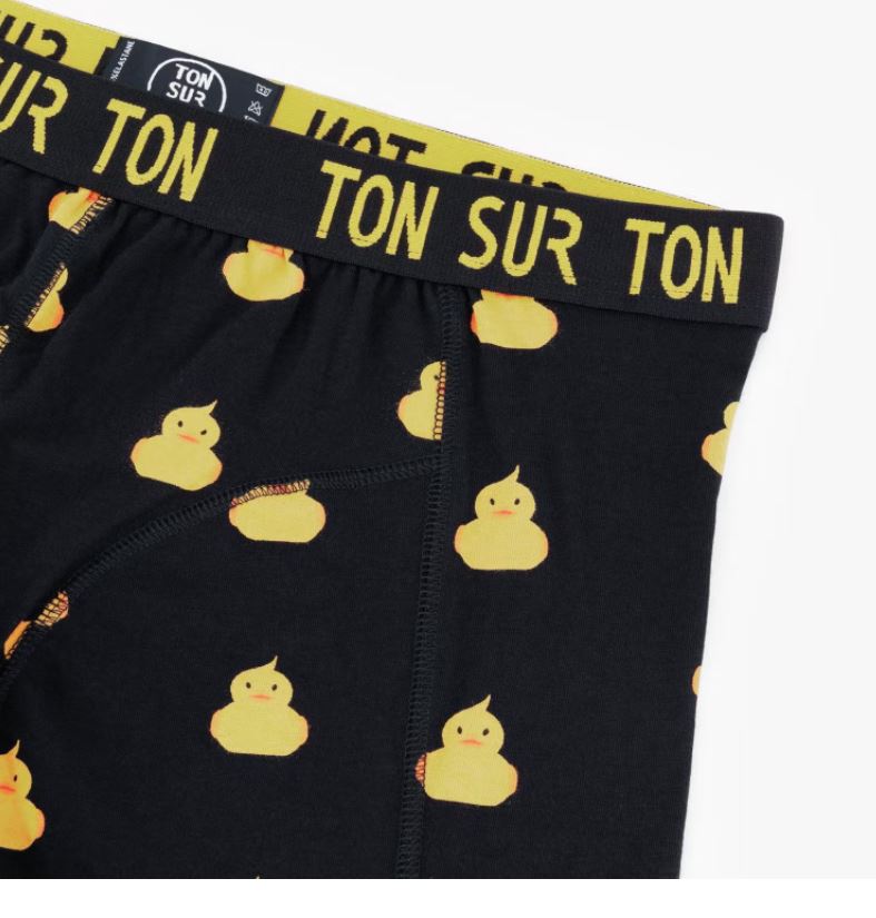 Ton Sur Ton Set Boxershort en Sokken Duck detail