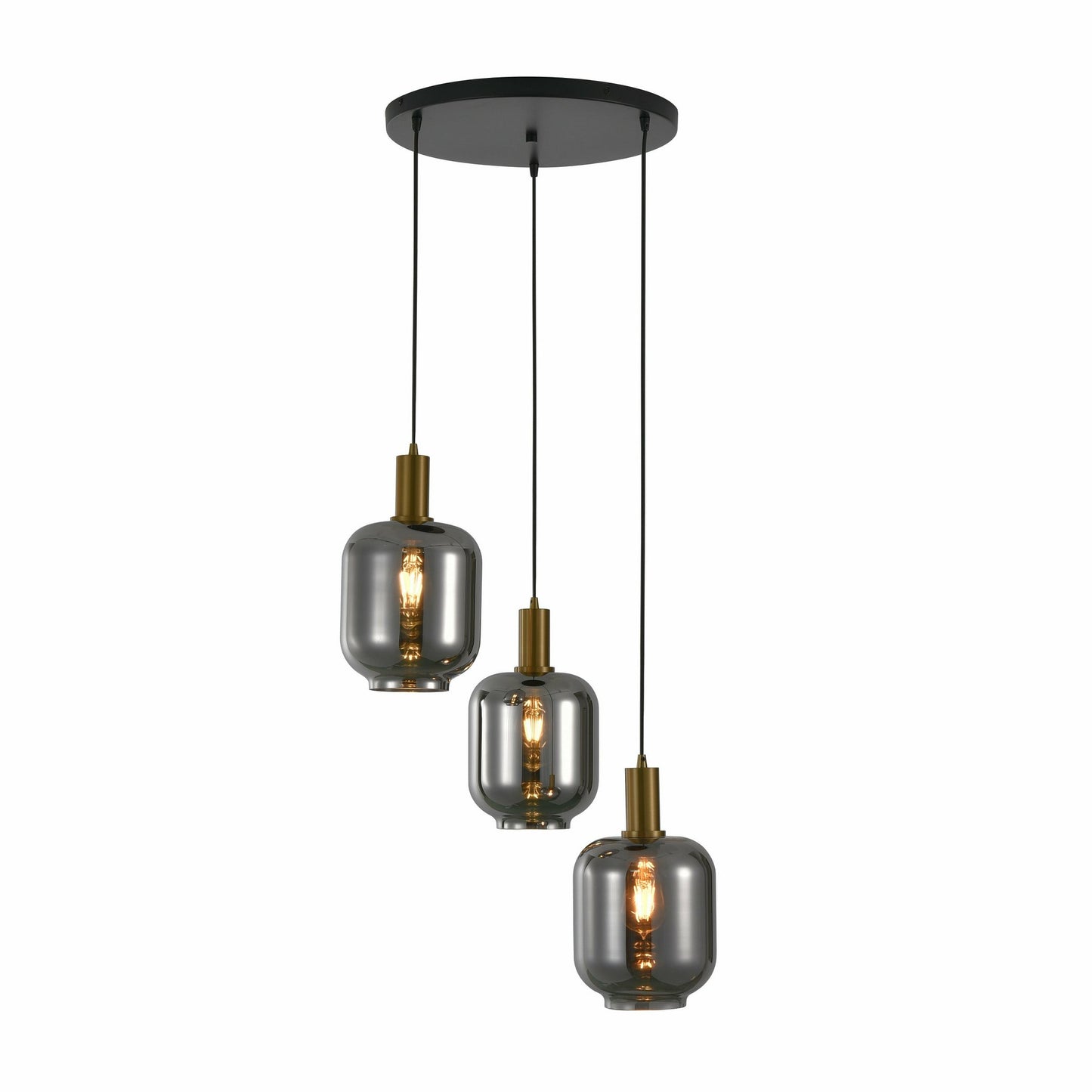 Lily 3-Licht Hanglamp Rond