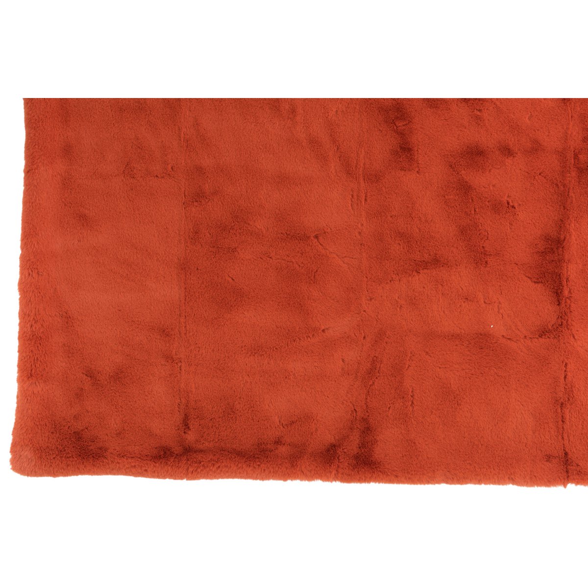 J-Line Plaid Cutie - Fleece Deken – Polyester – 180x130 cm – Oranje