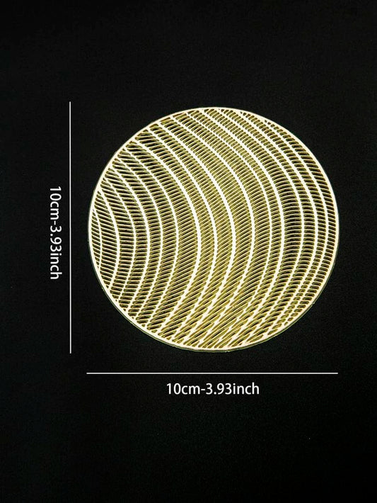 Julien Deluxe Coasters gold colored (set of 6 pieces)