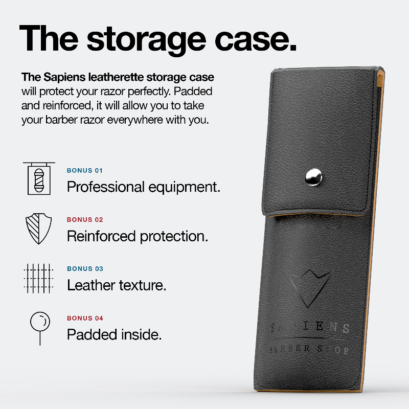 Sapiens Open Scheermes verpakking etui