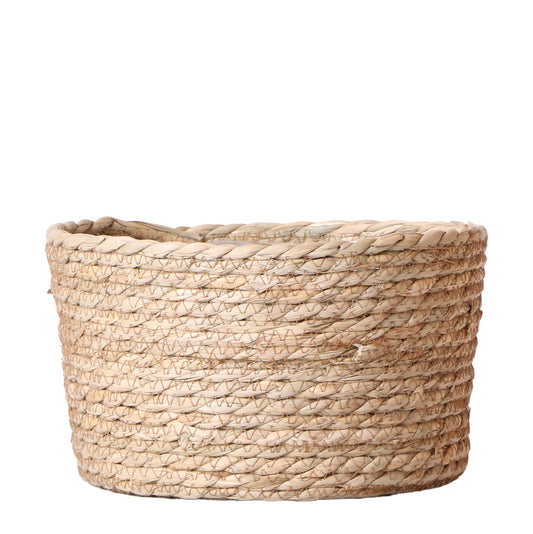 Kolibri Home | Reed Basket bloemschaal - Rieten gevlochten sierschaal - diameter Ø30cm