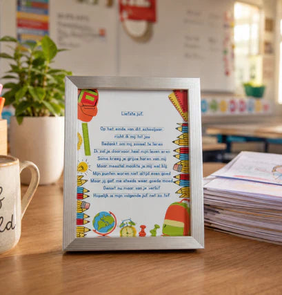 cadeautje voor de juf